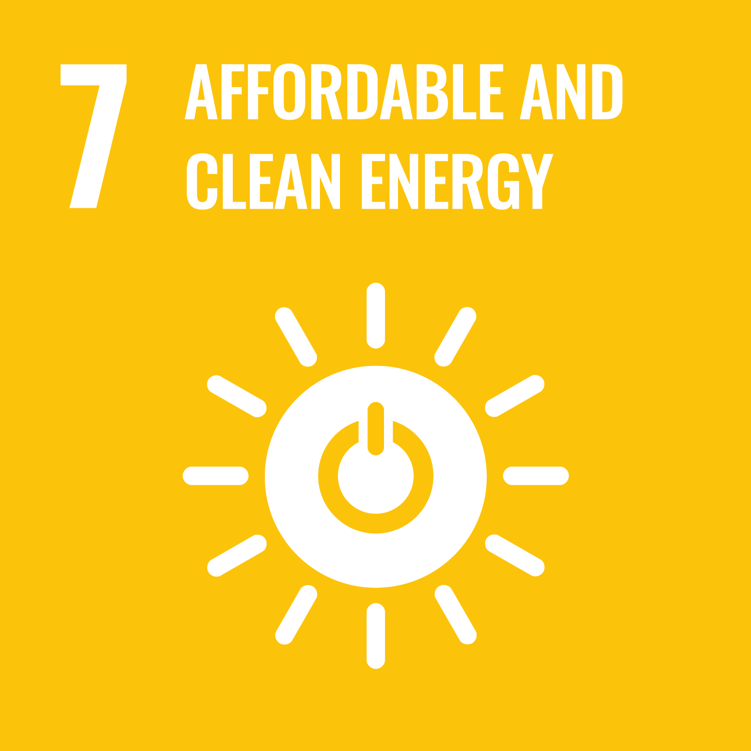 SDG 7 – Affordable and Clean Energy